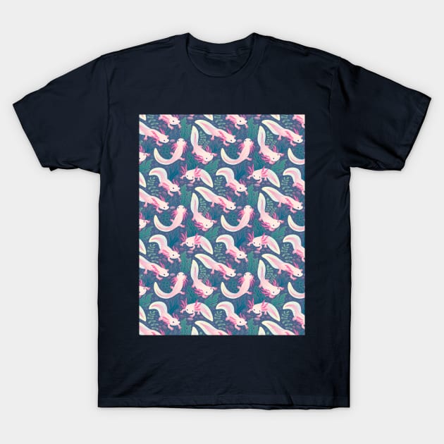 Axolotls 2 T-Shirt by DoomedDreamer